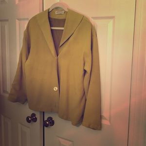 Celadon light jacket.
